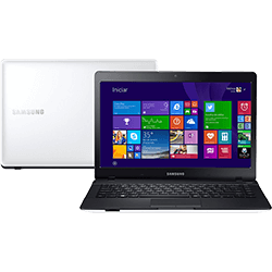 Notebook Samsung ATIV Book 3 Intel Dual Core 4GB 500GB Tela LED 14" Windows 8.1 - Branco