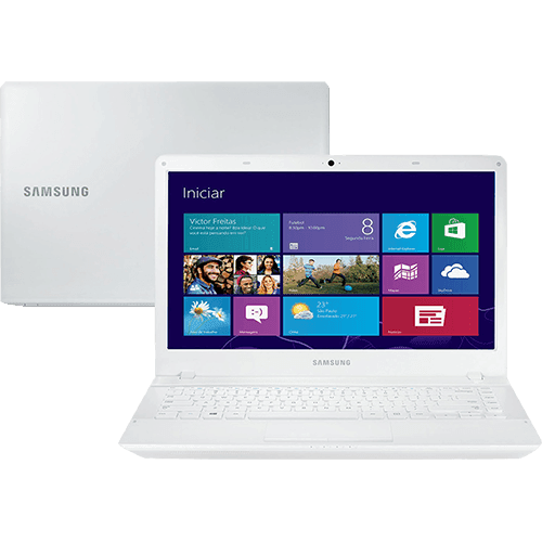 Notebook Samsung ATIV Book 2 Intel Dual Core 4GB 500GB Tela LED 14" Windows 8 - Branco
