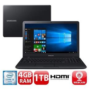 Notebook Samsung Core I3-6006U 4Gb 1Tb Tela Full Hd 15.6” Windows 10 Essentials E34 Np300E5L-Kf1Br