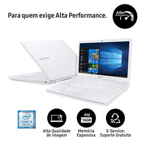 Notebook Samsung Core I5-7200U 8GB 1TB Tela 15.6” Windows 10 Expert X22 NP300E5M-KD3BR