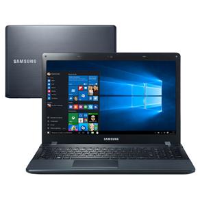 Notebook Samsung Essentials E33 270E5K-KW1 com Intel® Core™ I3-5005U, 4GB, 1TB, Gravador de DVD, Leitor de Cartões, HDMI, LED 15.6" e Windows 10
