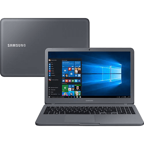 Notebook Samsung Essentials E30 Intel Core 7ª I3 4GB 1TB Tela LED FULL HD 15,6" Windows 10 - Cinza Titânio