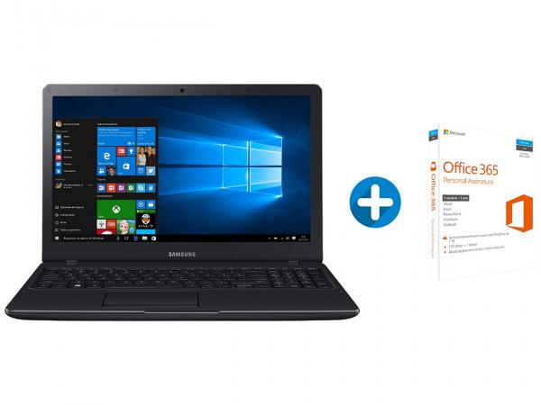 Notebook Samsung Essentials E34 Intel Core I3 - 4GB 1TB LED 15,6” + Microsoft Office 365 Personal