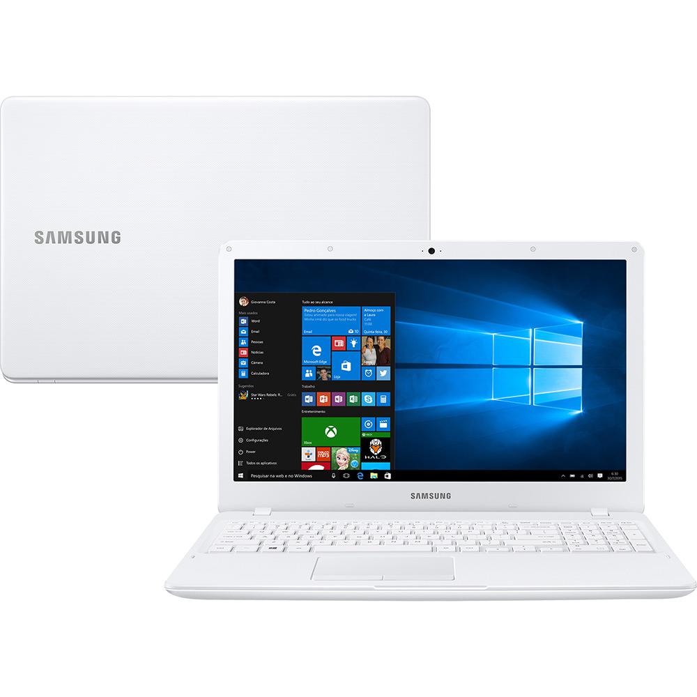 Notebook Samsung Essentials E34 Intel Core I3 4GB 1TB Tela Led Full HD 15,6" Windows 10 - Branco