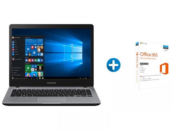 Notebook Samsung Essentials E35S Intel Core I3 - 4GB 1TB LED 14” + Microsoft Office 365 Personal