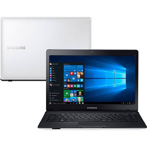Tudo sobre 'Notebook Samsung Essentials Intel Celeron 4GB 500GB Tela LED HD 14" Windows 10 - Branco'
