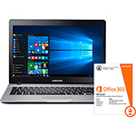 Notebook Samsung Essentials Intel Dual Core 4GB 500GB Tela LED HD 14" Windows 10 - Preto + Pacote Aplicativo Office 365 Microsoft Personal