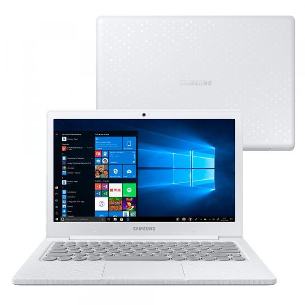 Notebook Samsung Flash F30 NP530XBB-AD2BR Intel N4000 4GB 128 SSD 13,3" Full HD Windows 10 Branco