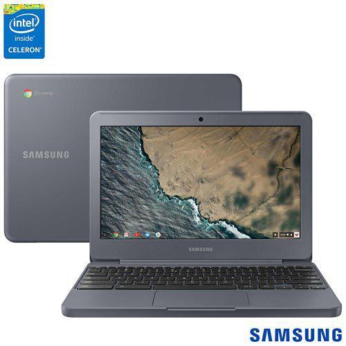 Notebook Samsung, Intel Celeron N3060, 4GB, 16 GB, Tela de 11,6", Chromebook - XE501C13-AD2BR