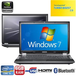Tudo sobre 'Notebook Samsung RF511-SD6 com Intel® Core™ I5-2450M, 6GB, 1TB, Gravador de DVD, HDMI, Bluetooth, NVIDIA GeForce, LED 15.6" e Windows 7 Home Prem'