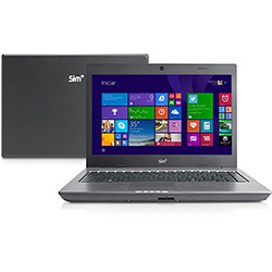 Notebook SIM Positivo 1060 com AMD Dual Core 4GB 500GB LED 14" Windows 8 + Pacote 3D Experience