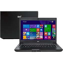 Notebook SIM Positivo 2570 com Intel Dual Core 4GB 750GB LED 14" Windows 8 + Pacote 3D Experience
