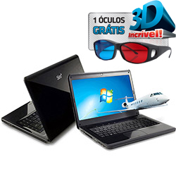 Tudo sobre 'Notebook Sim Positivo 7520 - Intel Core I3, 6GB, 500GB, 3D, LED 14" e Windows 7 Basic + Óculos e Software Positivo 3D'