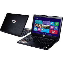 Tudo sobre 'Notebook Sti com AMD Dual Core 4GB 500GB LED 14" Windows 8'