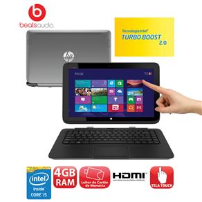 Notebook Touch HP Split 13-M110BR X2 Processador Intel® Core™ I5-4200Y, Windows 8, 4GB, 64GB SSD, 500GB, HDMI, Bluetooth, LED 13.3" - Notebook Touch