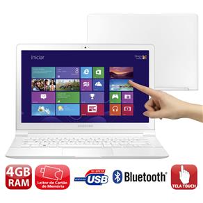 Notebook Touch Ultrafino Samsung ATIV Book 9 Lite 915S3G-KD1 com Processador Quad Core, 4GB, 128GB SSD, Leitor de Cartões, Tela Touch 13.3", Wind - no