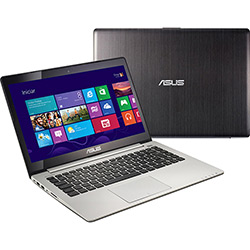 Notebook Ultrafino Asus S400CA-BRA-CA194H com Intel Core I5 4GB 500GB LED 14" Touchscreen Windows 8