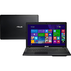 Notebook Ultrafino Asus X552EA-SX188H AMD Quad Core 4GB 500GB Tela LED 15,6" Windows 8 - Preto