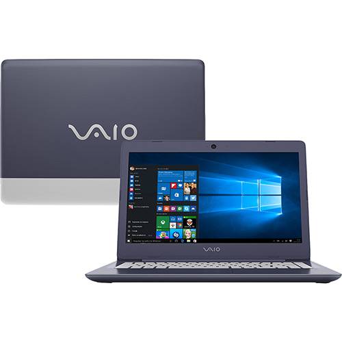 Tudo sobre 'Notebook VAIO C14 VJC141F11X Intel Core I3 4GB 128SSD Tela LCD 14" Windows 10 - Azul'