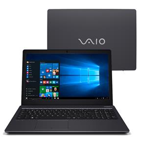 Notebook VAIO Core I5-8250U 4GB 1TB Intel Optane 16GB Tela 15.6” Windows 10 Fit 15S VJF155F11X-B6611B