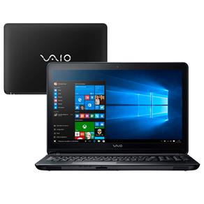 Notebook Vaio Core I5-5200U 4GB 1TB Tela 15.6” Windows 10 Fit 15F VJF153B0711B