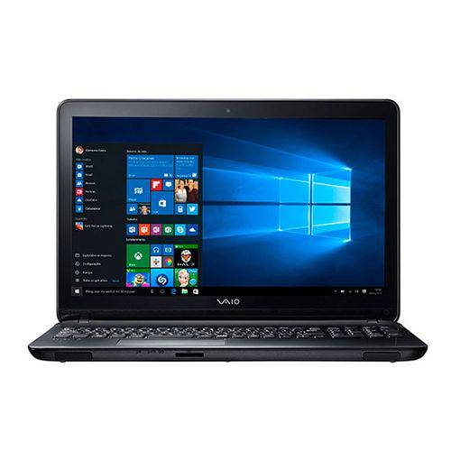 Notebook Vaio Fit 15f Vjf153b0111b Intel Core I3 4gb 1tb Tela Led 15,6 Windows 10 Bivolt