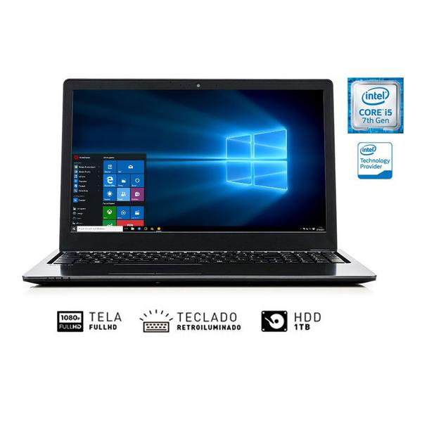 Notebook Vaio Fit 15S I5-7200U 8GB 1TB 15.6 FullHD Teclado Retroiluminado Win10 VJF155F11X-B0411B