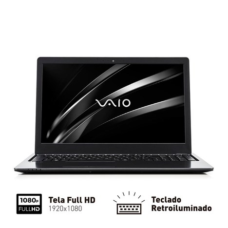 Notebook Vaio Fit 15S Intel Core I5 8Gb 256Gb Ssd Tela Led 15,6' Full Hd Win 10 Vjf155f11xb0911b