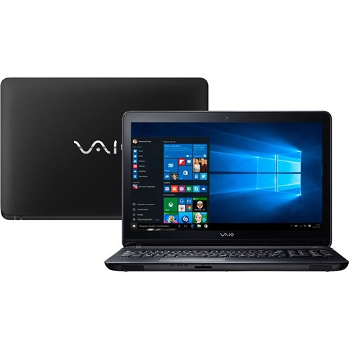 Notebook Vaio Fit 15S Vjf155f11x-B0311b Intel Core I7-7500U 8Gb 1Tb Tela Led 15,6' W10 Chumbo Vaio