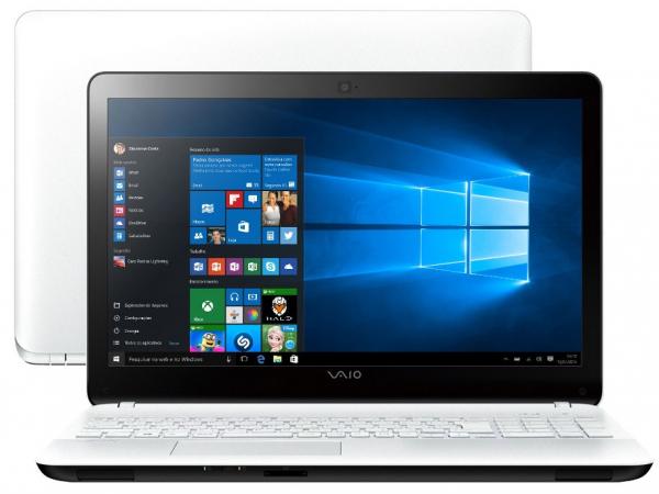 Notebook Vaio Fit15F Intel Core I5 - 8GB 1TB LED 15,6” Windows 10