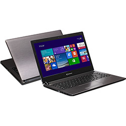 Notebook Zmax NB9V3102H01 AMD Dual Core 2GB 500GB Tela LED 14" Windows 8.1 - Preto