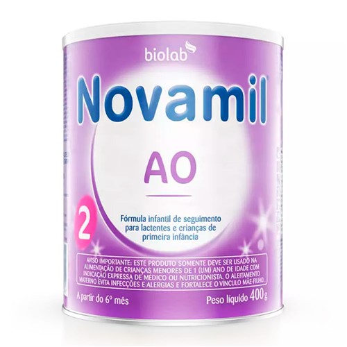 Novamil AO 2 Fórmula Infantil para Lactentes 400g