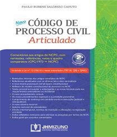 Novo Codigo de Processo Civil Articulado - 02 Ed