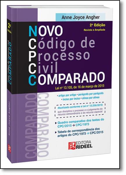 Novo Codigo de Processo Civil Comparado 2ed - Rideel