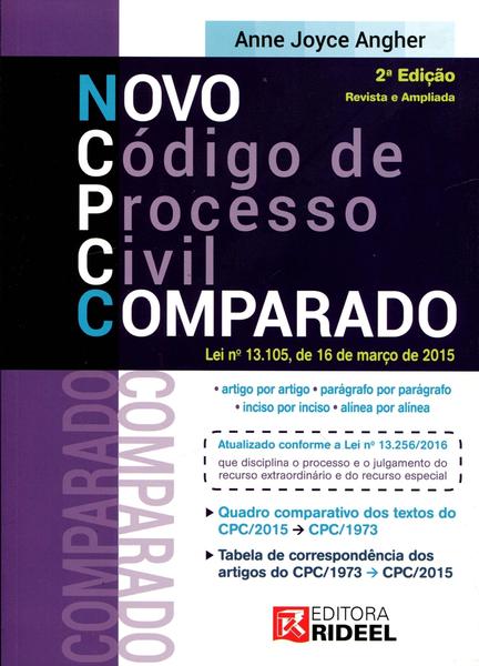 Novo Código de Processo Civil Comparado - Rideel