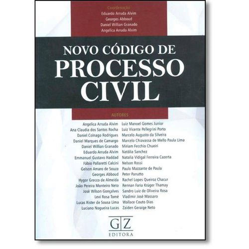 Novo Codigo de Processo Civil - Gz Editora