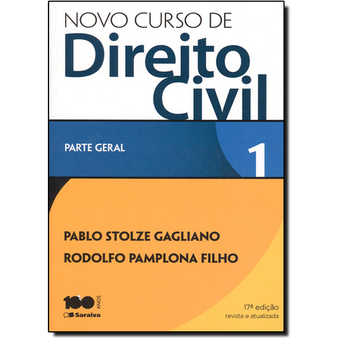 Novo Curso de Direito Civil: Parte Geral - Vol.1