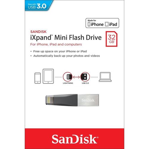 Novo Lançamento Ixpand Mini 32gb Flash Drive - Pen Drive - Sandisk