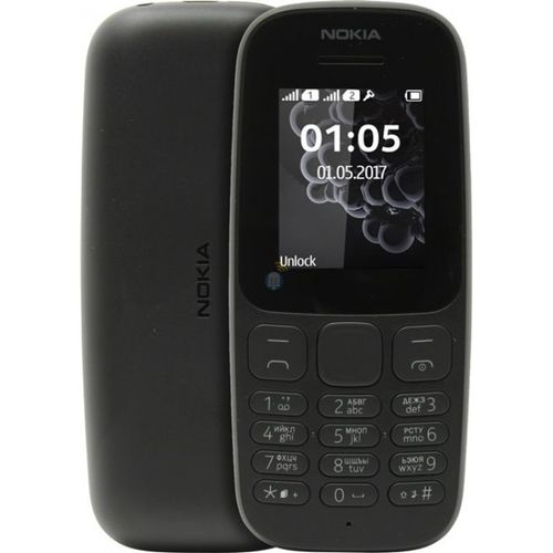Novo Nokia 105 Lanterninha 2 Chip Desbloqueado Preto