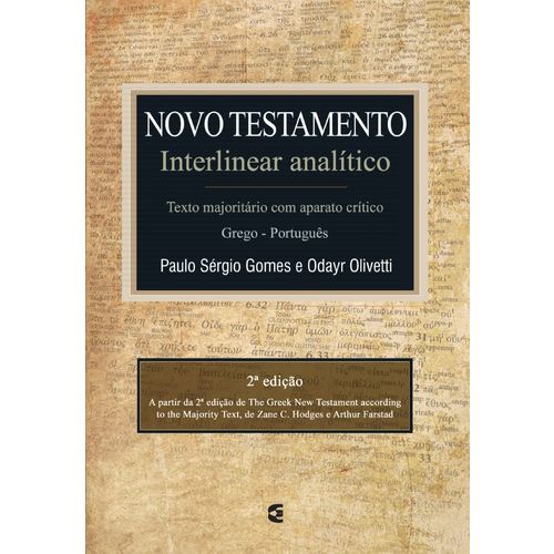 Novo Testamento Interlinear Analítico - 2ª Edição