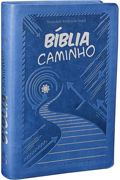 NTLH065PJK - Biblia Caminho - Azul - Sociedade Bíblica do Brasil
