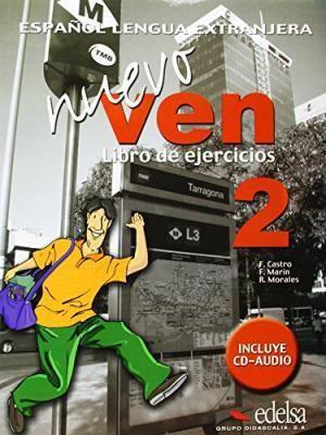 Nuevo Ven 2 - Libro de Ejercicios Incluye CD Audio - Edelsa