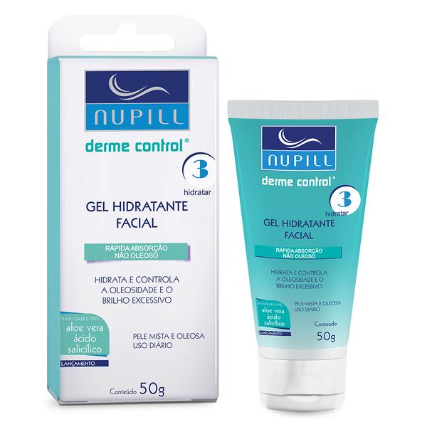 Nupill Gel Hidratante Facial Derme Control - 50g