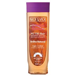 Nutri-Hair Brilho Natural Nick & Vick - Shampoo Iluminador - 300ml
