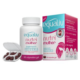 Nutri Mulher Equaliv - Suplemento Polivitamínico 60 Cáps