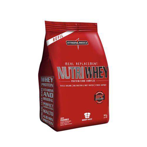 Nutri Whey Morango Refil 907g / 70949 / Integralmédica