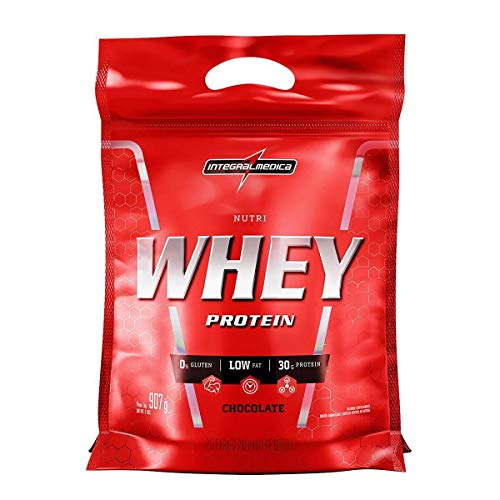 Nutri Whey Protein, IntegralMedica, Chocolate, 907 G Refil