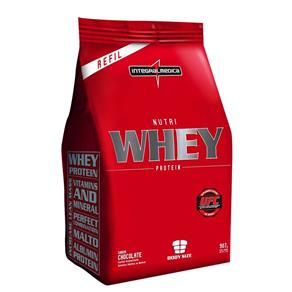 Nutri Whey Protein - Refil 907 G - Integralmédica - Chocolate - 907 G