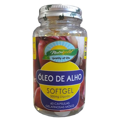 Nutrigold Oleo de Alho 500mg 60 Caps