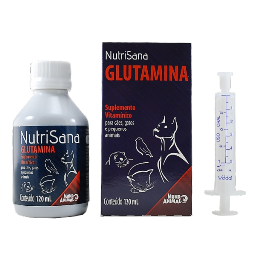 Nutrisana Glutamina 120ml - Mundo Animal